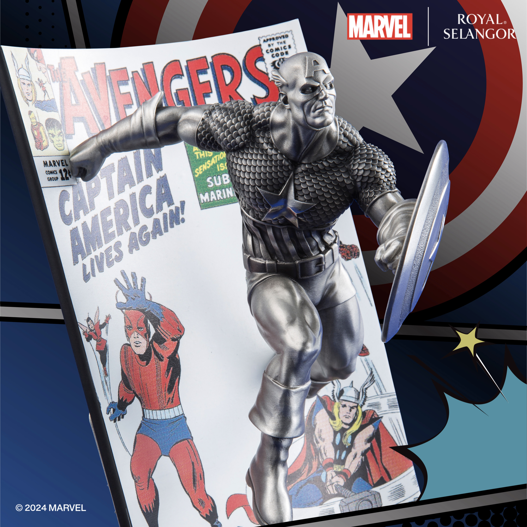 キャプテン･アメリカ ”The Avengers #4” リミテッドエディション (世界限定800体)